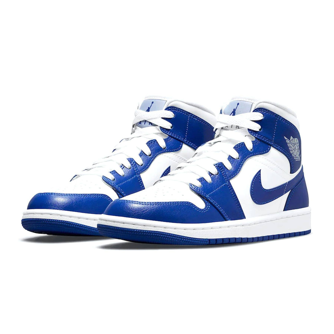 Air Jordan 1 Mid Wmns 'Kentucky Blue'- Streetwear Fashion - evapacs.com