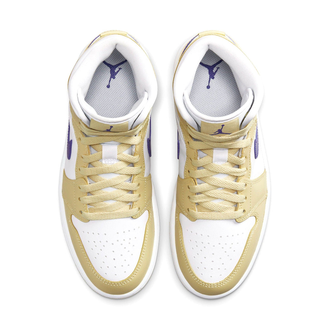 Air Jordan 1 Mid Wmns 'Lemon Wash'- Streetwear Fashion - evapacs.com