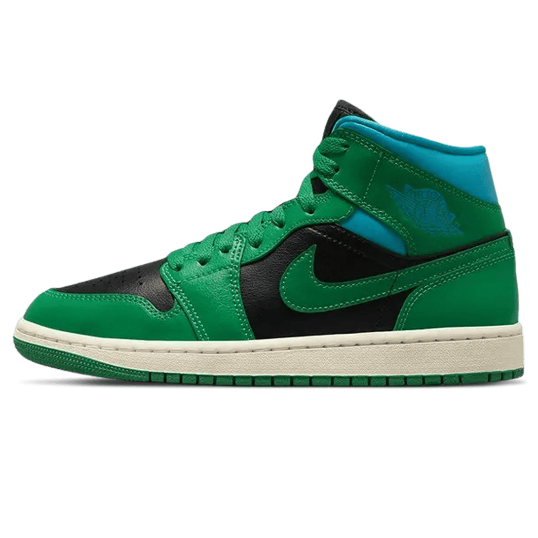 Air Jordan 1 Mid Wmns 'Lucky Green Aquatone'- Streetwear Fashion - evapacs.com