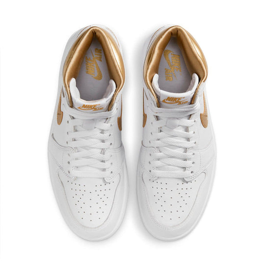 Air Jordan 1 OG 'White Metallic Gold' Wmns- Streetwear Fashion - evapacs.com