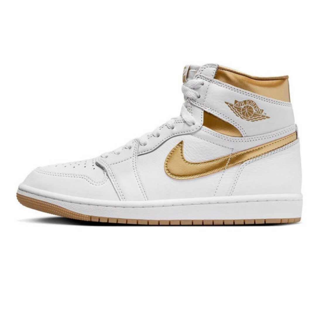 Air Jordan 1 OG 'White Metallic Gold' Wmns- Streetwear Fashion - evapacs.com