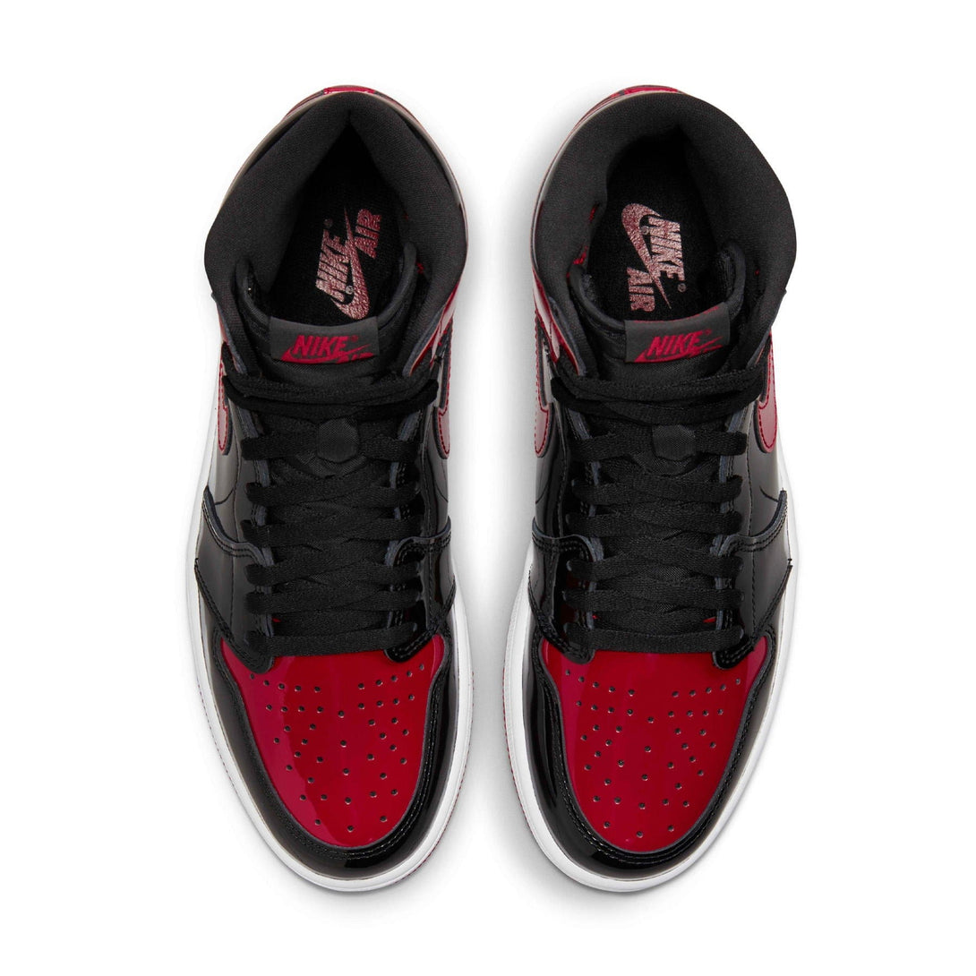 Air Jordan 1 Retro High OG 'Patent Bred'- Streetwear Fashion - evapacs.com