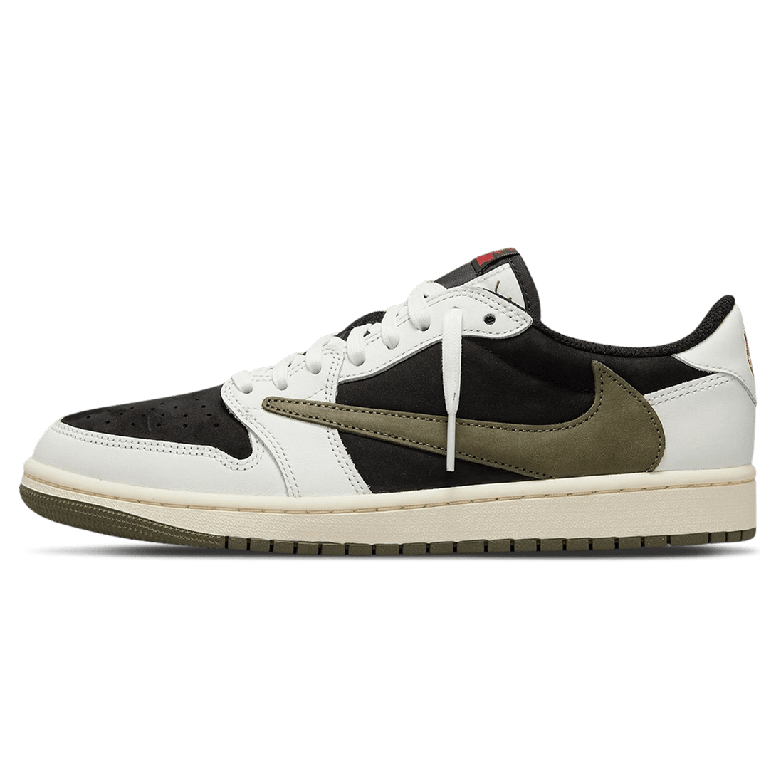 Air Jordan 1 Retro Low OG x Travis Scott Wmns 'Olive'- Streetwear Fashion - evapacs.com