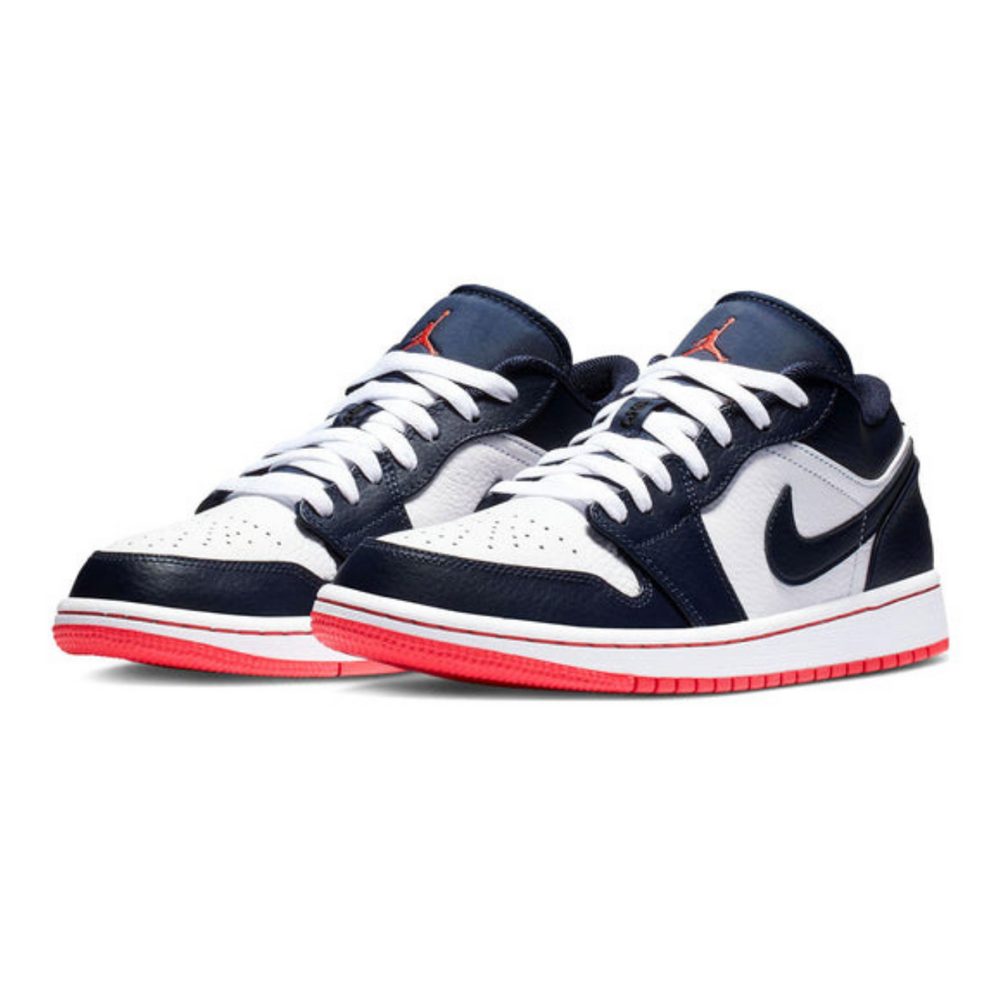 Air Jordan 1 Retro Low 'Obsidian Ember Glow'- Streetwear Fashion - evapacs.com