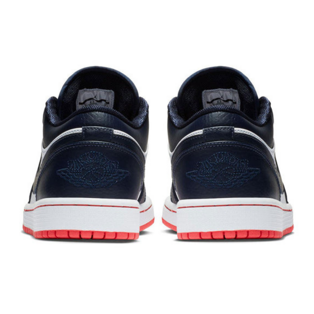 Air Jordan 1 Retro Low 'Obsidian Ember Glow'- Streetwear Fashion - evapacs.com