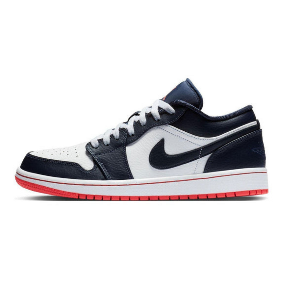 Air Jordan 1 Retro Low 'Obsidian Ember Glow'- Streetwear Fashion - evapacs.com