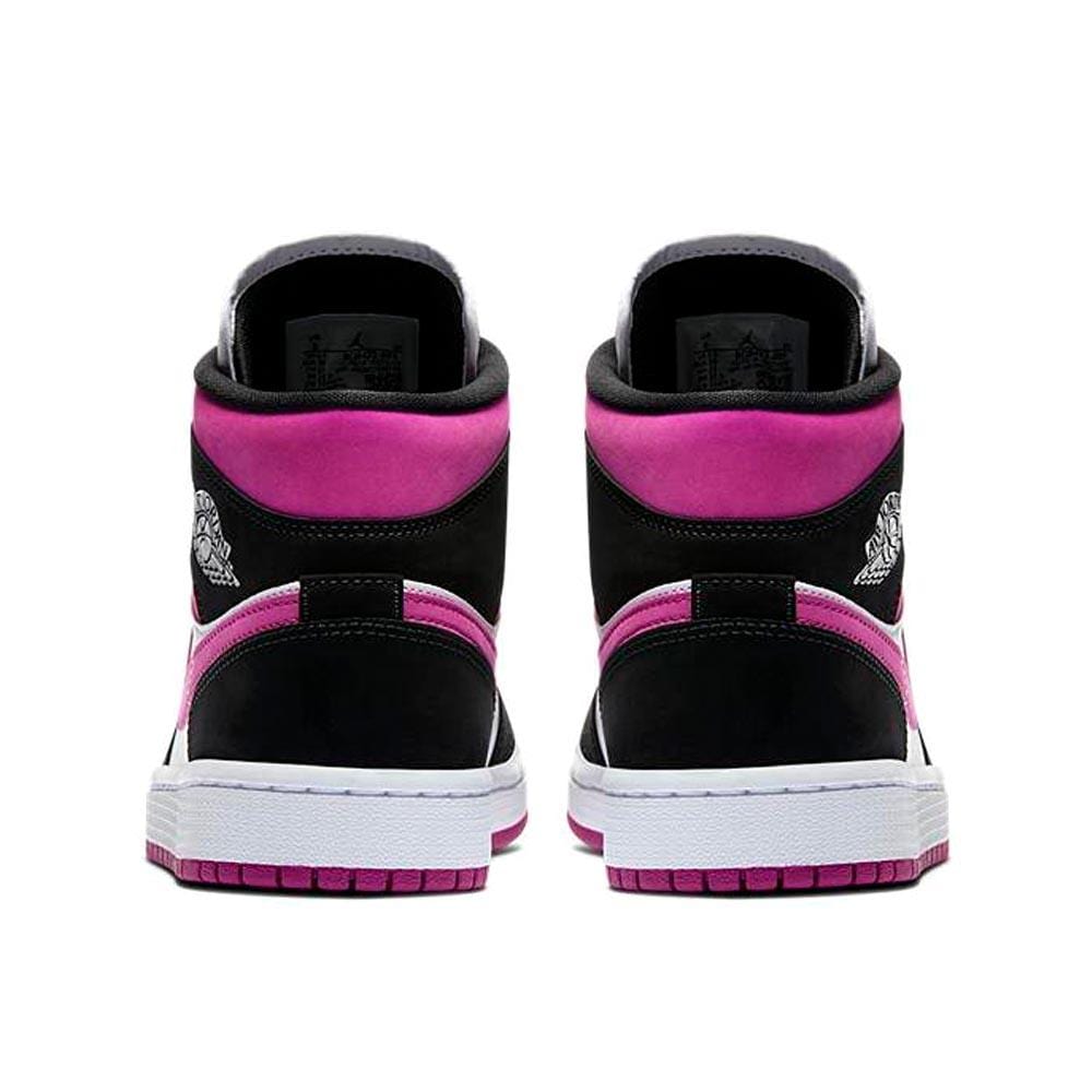 Air Jordan 1 WMNS Mid 'Black Cactus Flower'- Streetwear Fashion - evapacs.com