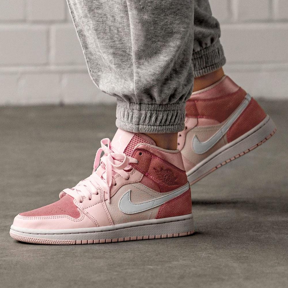 Air Jordan 1 WMNS Mid “Digital Pink”- Streetwear Fashion - evapacs.com