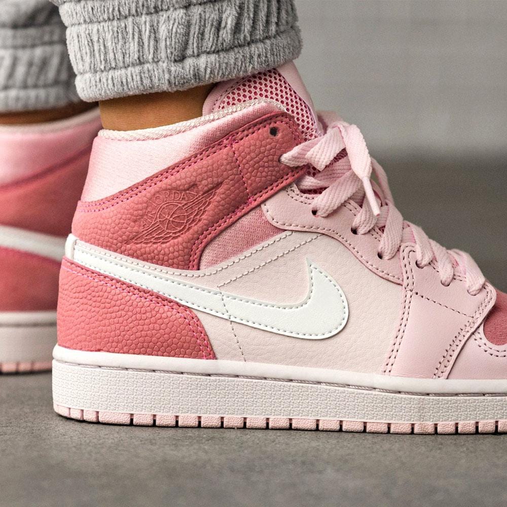 Air Jordan 1 WMNS Mid “Digital Pink”- Streetwear Fashion - evapacs.com