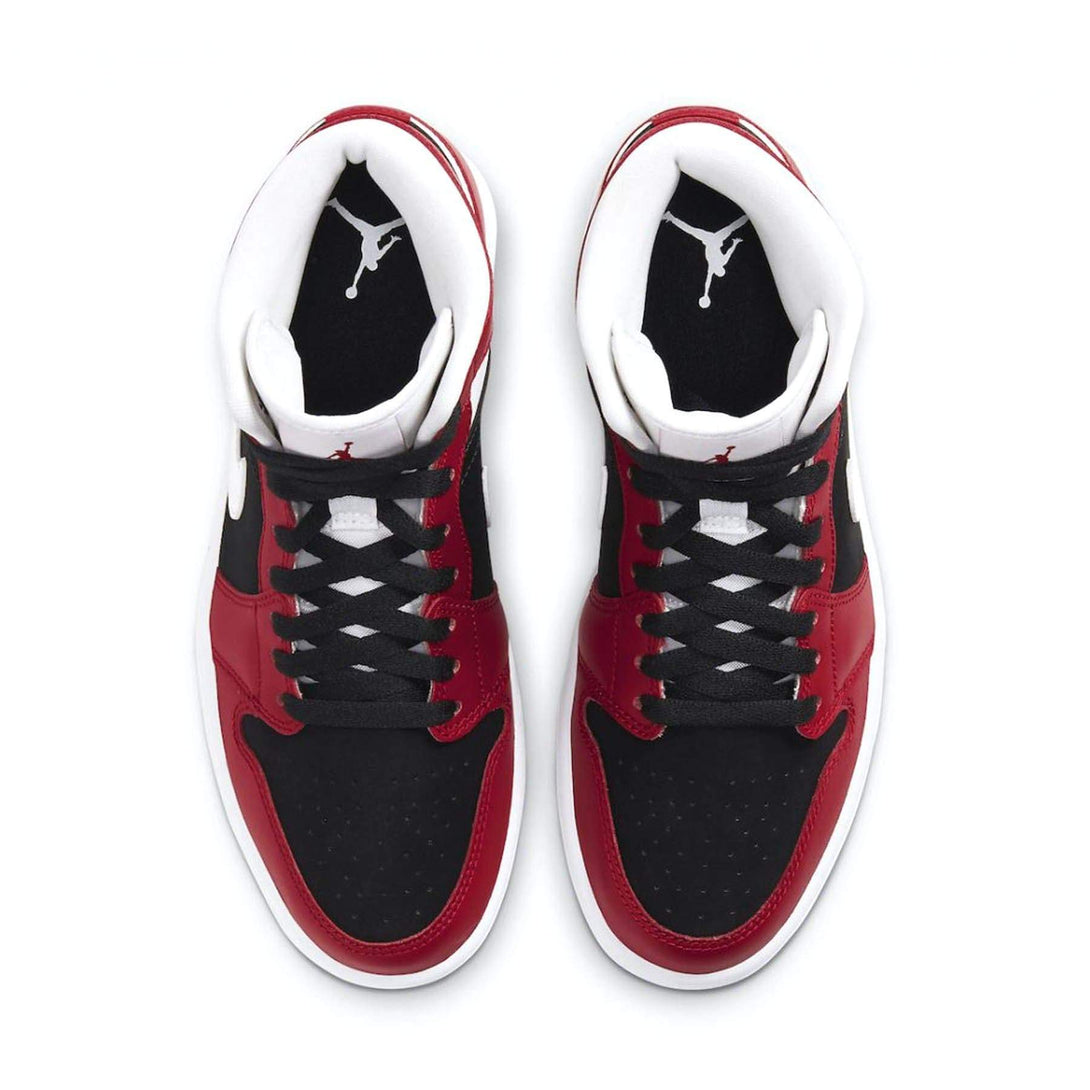 Air Jordan 1 Wmns Mid 'Gym Red Black'- Streetwear Fashion - evapacs.com