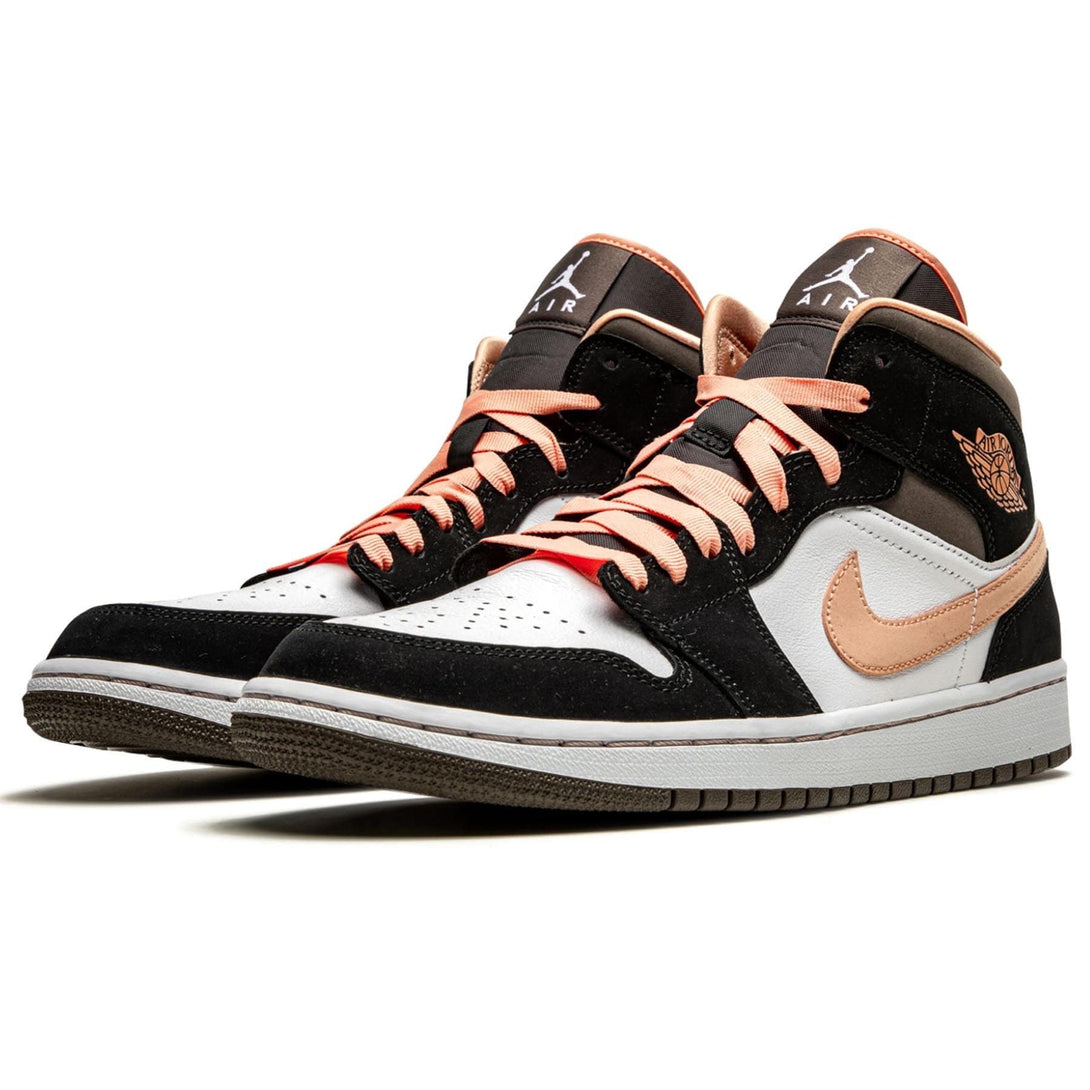 Air Jordan 1 Wmns Mid SE 'Peach Mocha'- Streetwear Fashion - evapacs.com