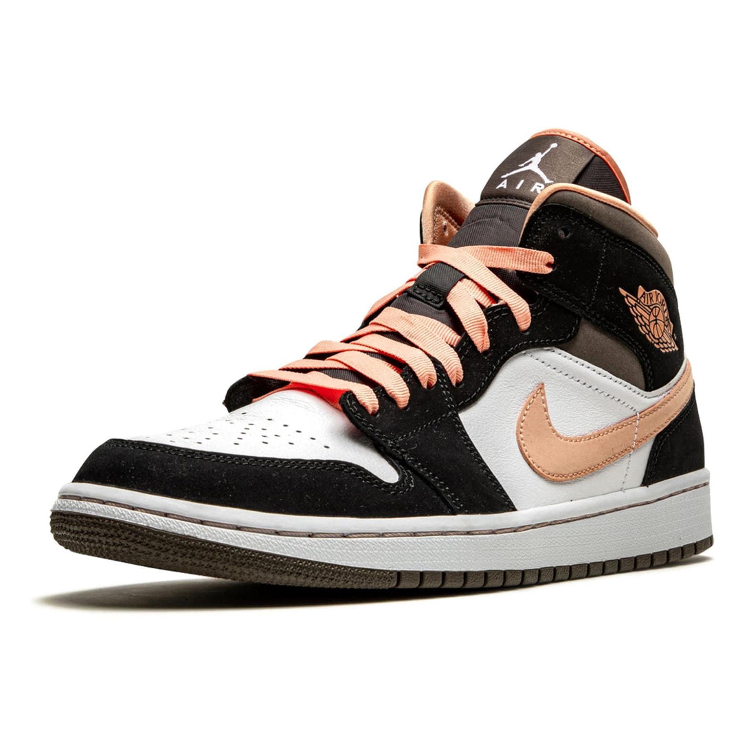 Air Jordan 1 Wmns Mid SE 'Peach Mocha'- Streetwear Fashion - evapacs.com