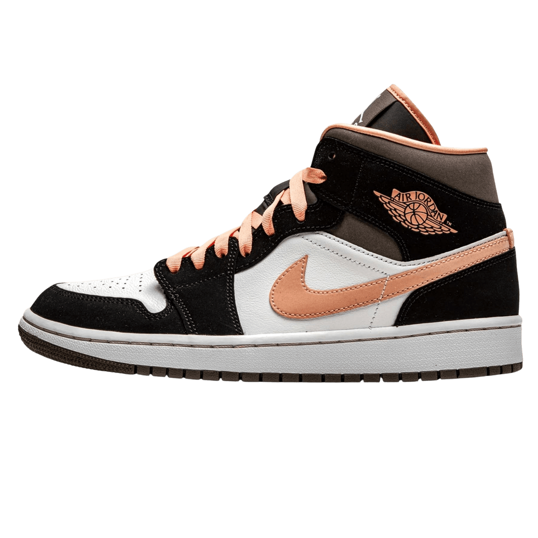 Air Jordan 1 Wmns Mid SE 'Peach Mocha'- Streetwear Fashion - evapacs.com