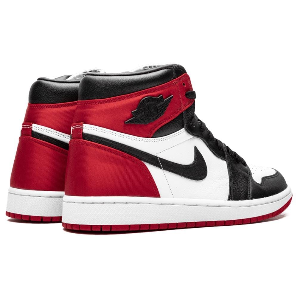 Air Jordan 1 Wmns Retro High 'Satin Black Toe'- Streetwear Fashion - evapacs.com