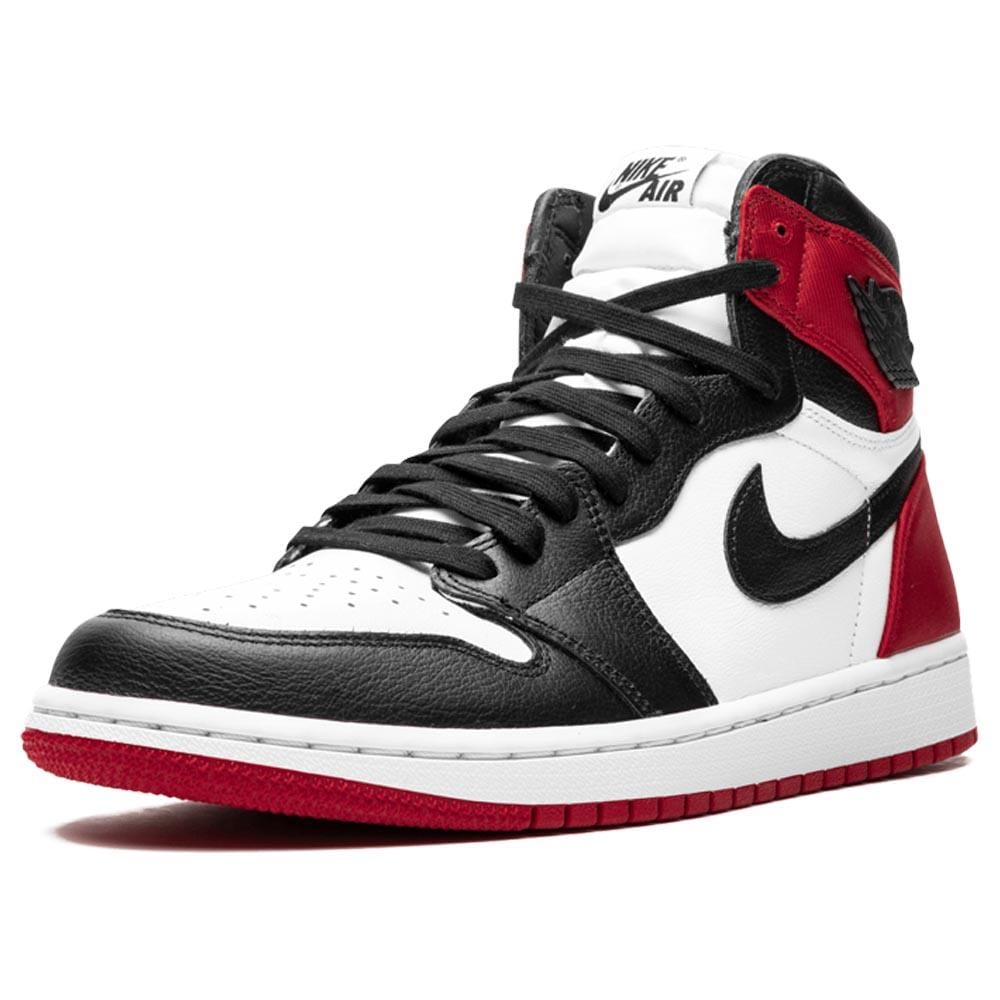 Air Jordan 1 Wmns Retro High 'Satin Black Toe'- Streetwear Fashion - evapacs.com