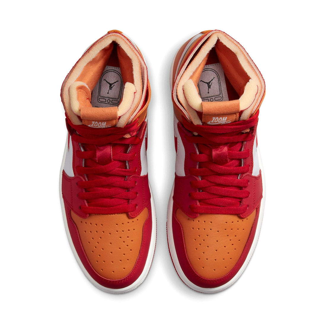 Air Jordan 1 Zoom Air Comfort Wmns 'Fire Red Hot Curry'- Streetwear Fashion - evapacs.com