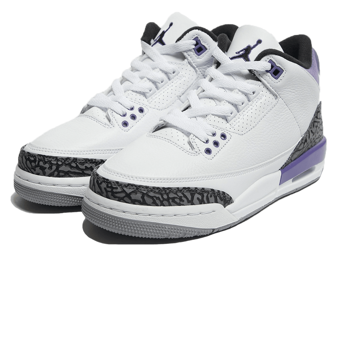 Air Jordan 3 Retro 'Dark Iris'- Streetwear Fashion - evapacs.com