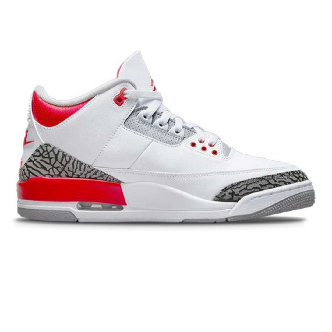 Air Jordan 3 Retro 'Fire Red'- Streetwear Fashion - evapacs.com