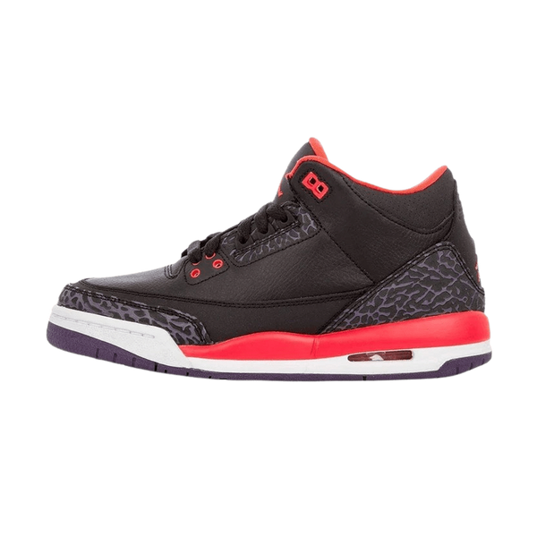 Air Jordan 3 Retro GS 'Crimson'- Streetwear Fashion - evapacs.com