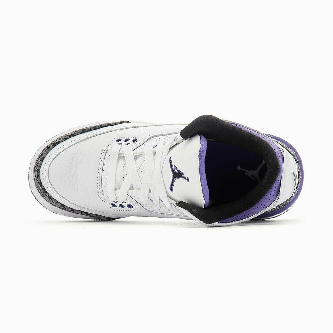 Air Jordan 3 Retro GS 'Dark Iris'- Streetwear Fashion - evapacs.com