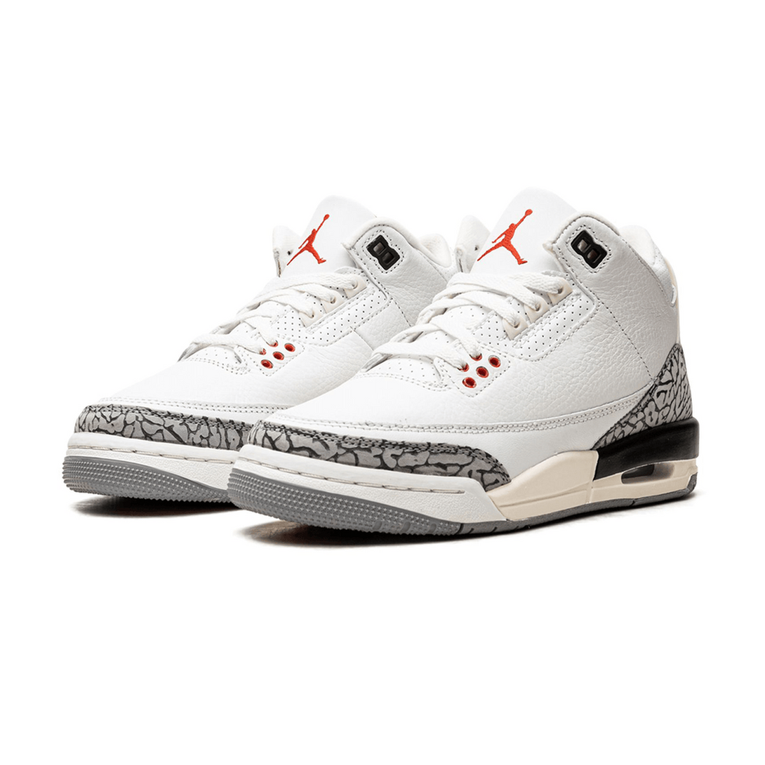 Air Jordan 3 Retro GS 'White Cement Reimagined'- Streetwear Fashion - evapacs.com