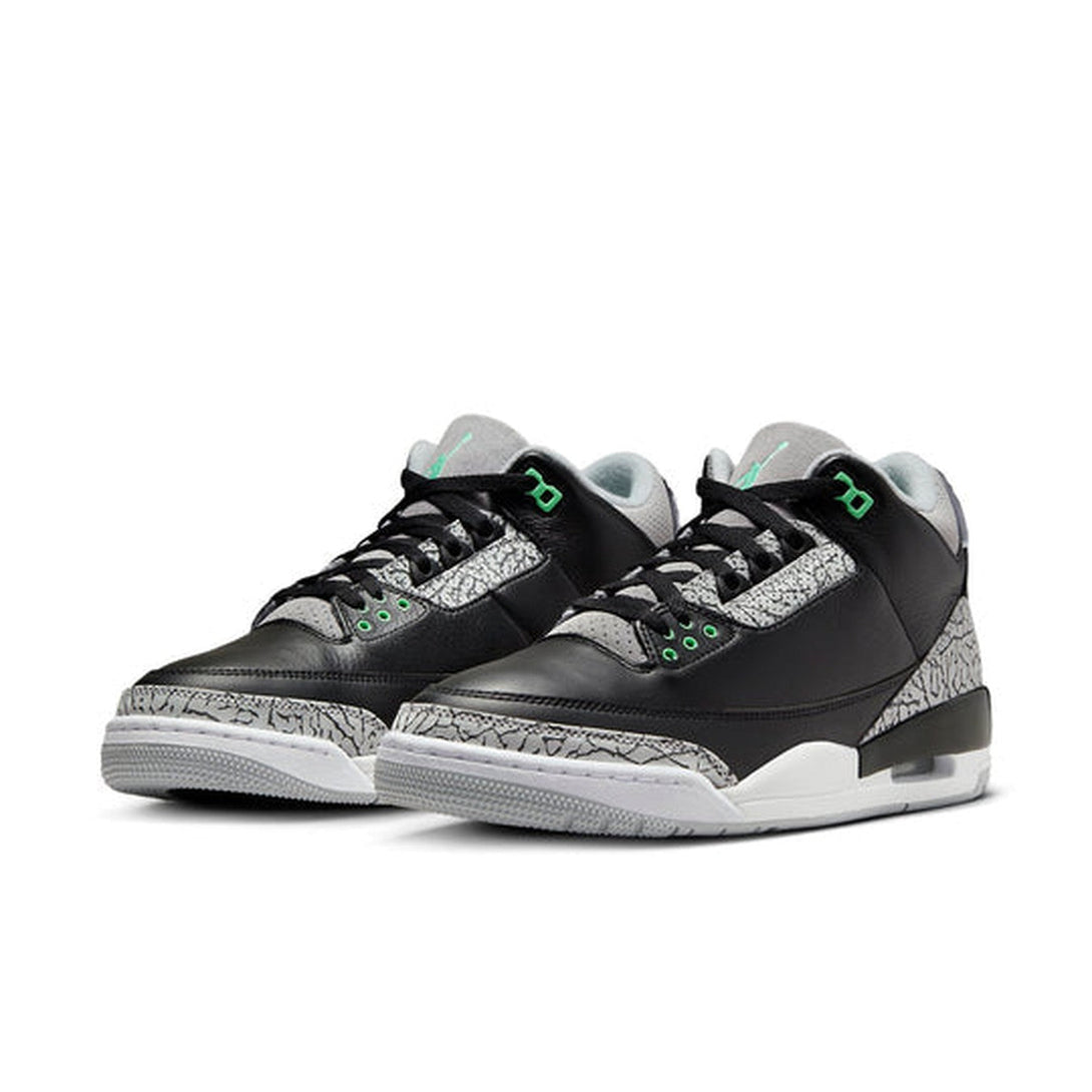 Air Jordan 3 Retro 'Green Glow'- Streetwear Fashion - evapacs.com