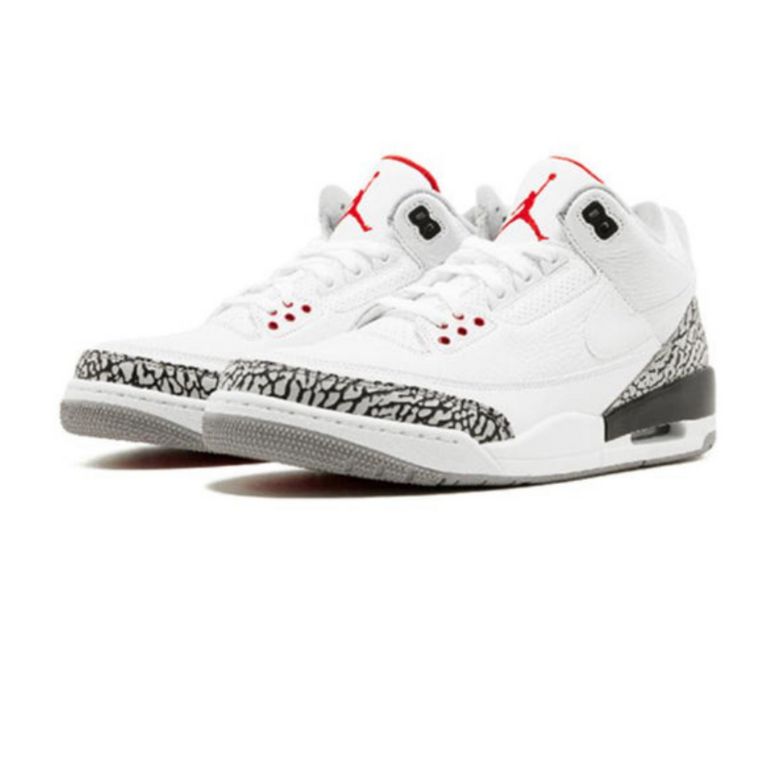 Air Jordan 3 Retro JTH NRG 'White Cement'- Streetwear Fashion - evapacs.com