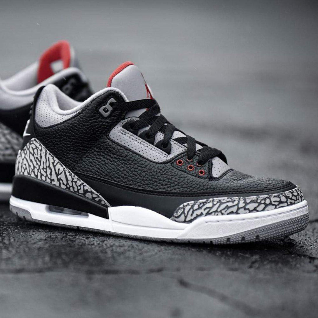 Air Jordan 3 Retro OG 'Black Cement'- Streetwear Fashion - evapacs.com