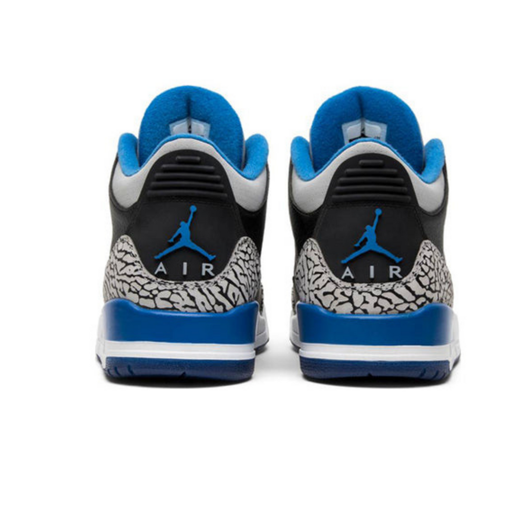 Air Jordan 3 Retro 'Sport Blue'- Streetwear Fashion - evapacs.com