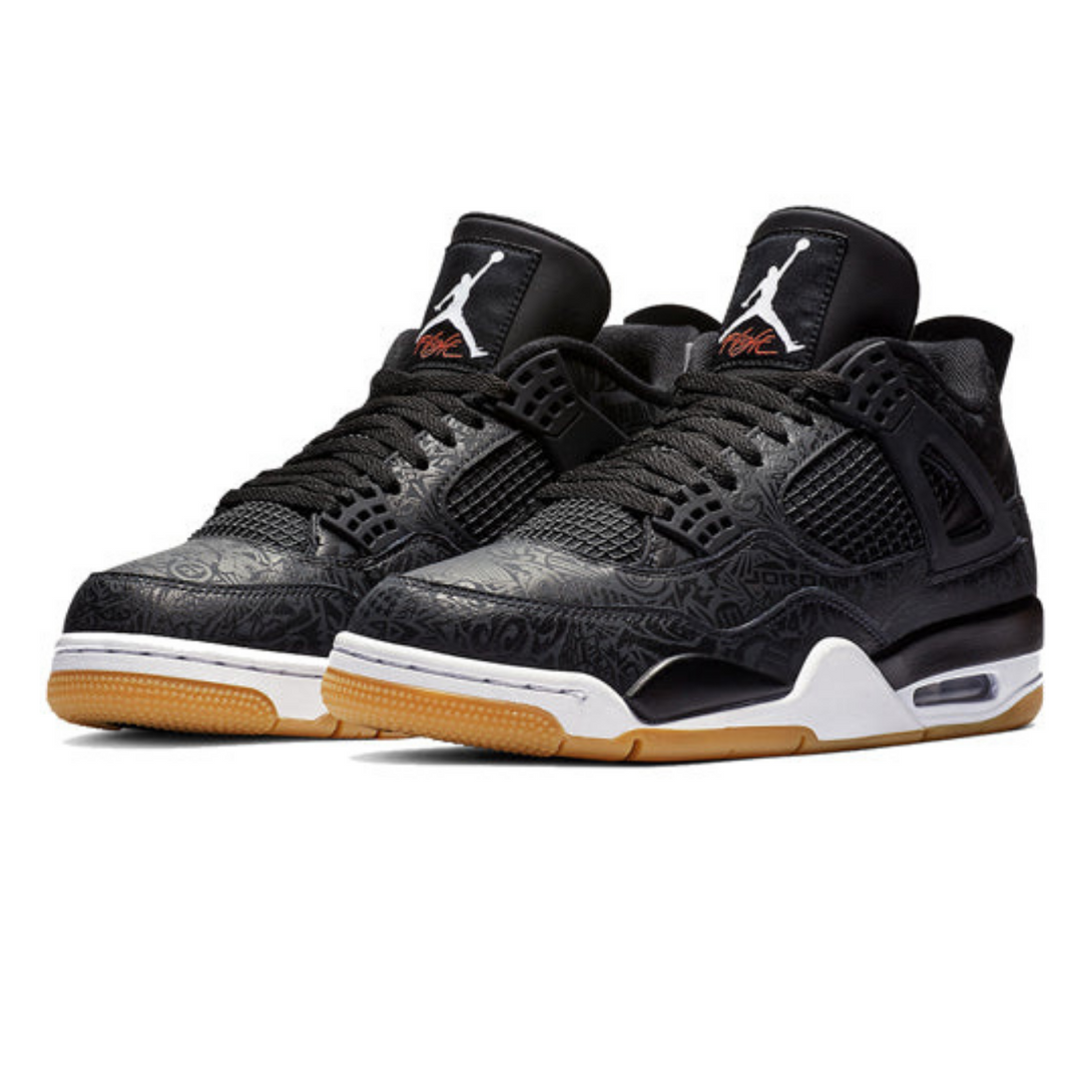 Air Jordan 4 Retro 'Black Laser'- Streetwear Fashion - evapacs.com