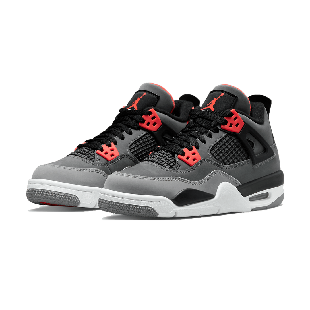 Air Jordan 4 Retro GS 'Infrared'- Streetwear Fashion - evapacs.com