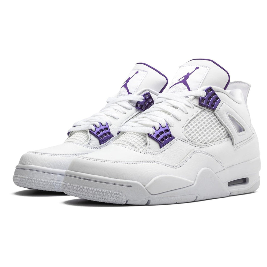 Air Jordan 4 Retro 'Purple Metallic'- Streetwear Fashion - evapacs.com
