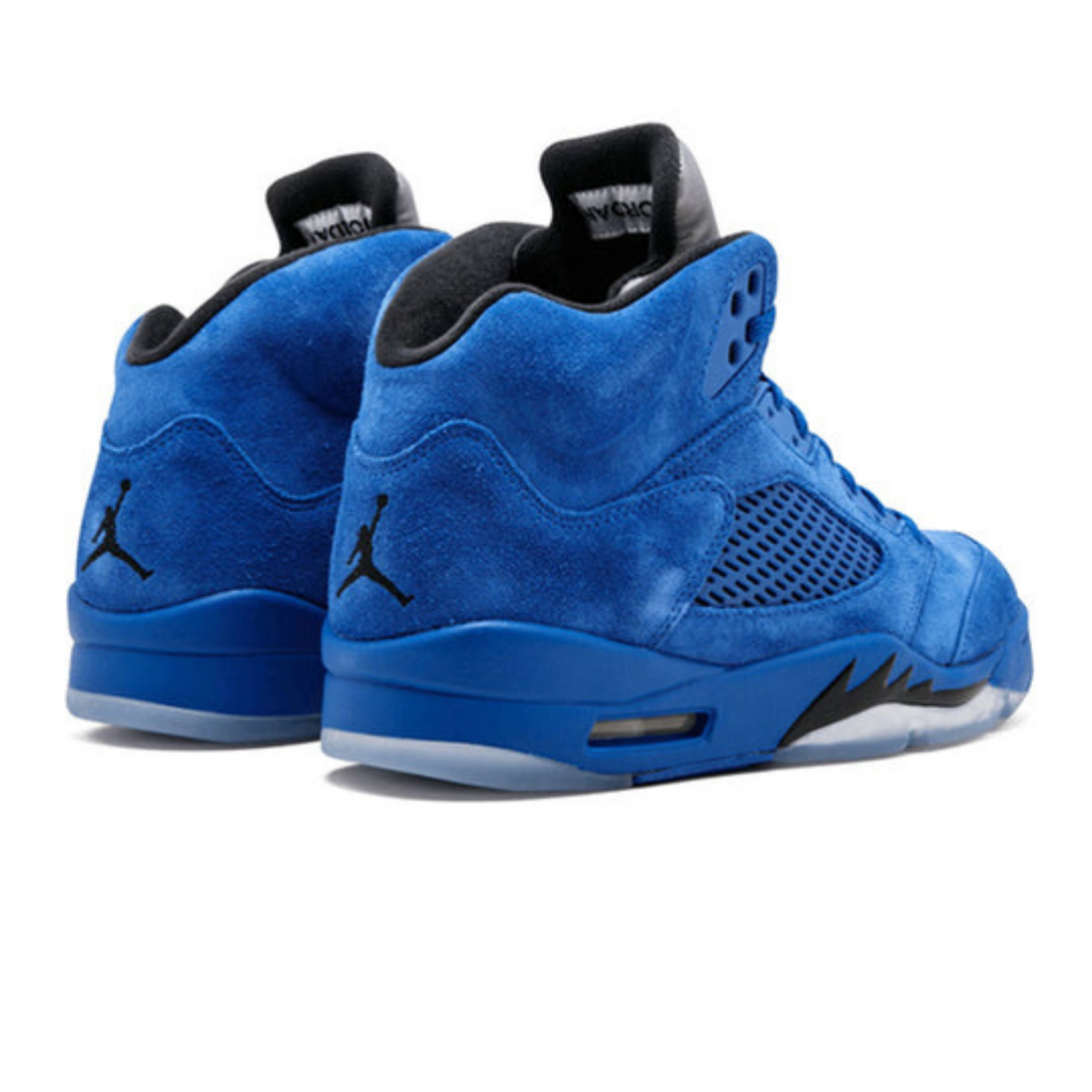 Air Jordan 5 Retro 'Blue Suede'- Streetwear Fashion - evapacs.com