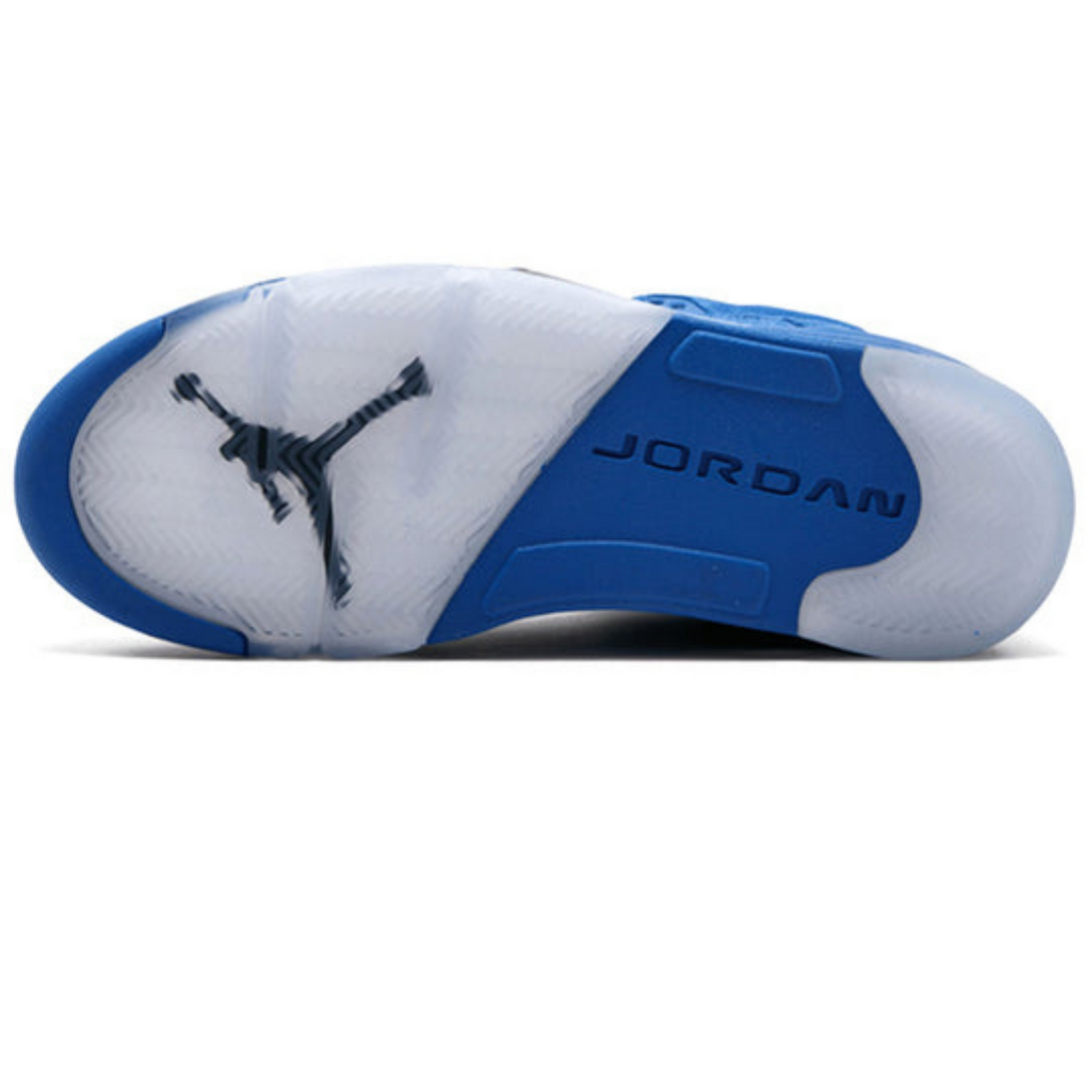 Air Jordan 5 Retro 'Blue Suede'- Streetwear Fashion - evapacs.com
