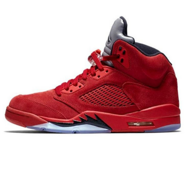 Air Jordan 5 Retro 'Red Suede'- Streetwear Fashion - evapacs.com