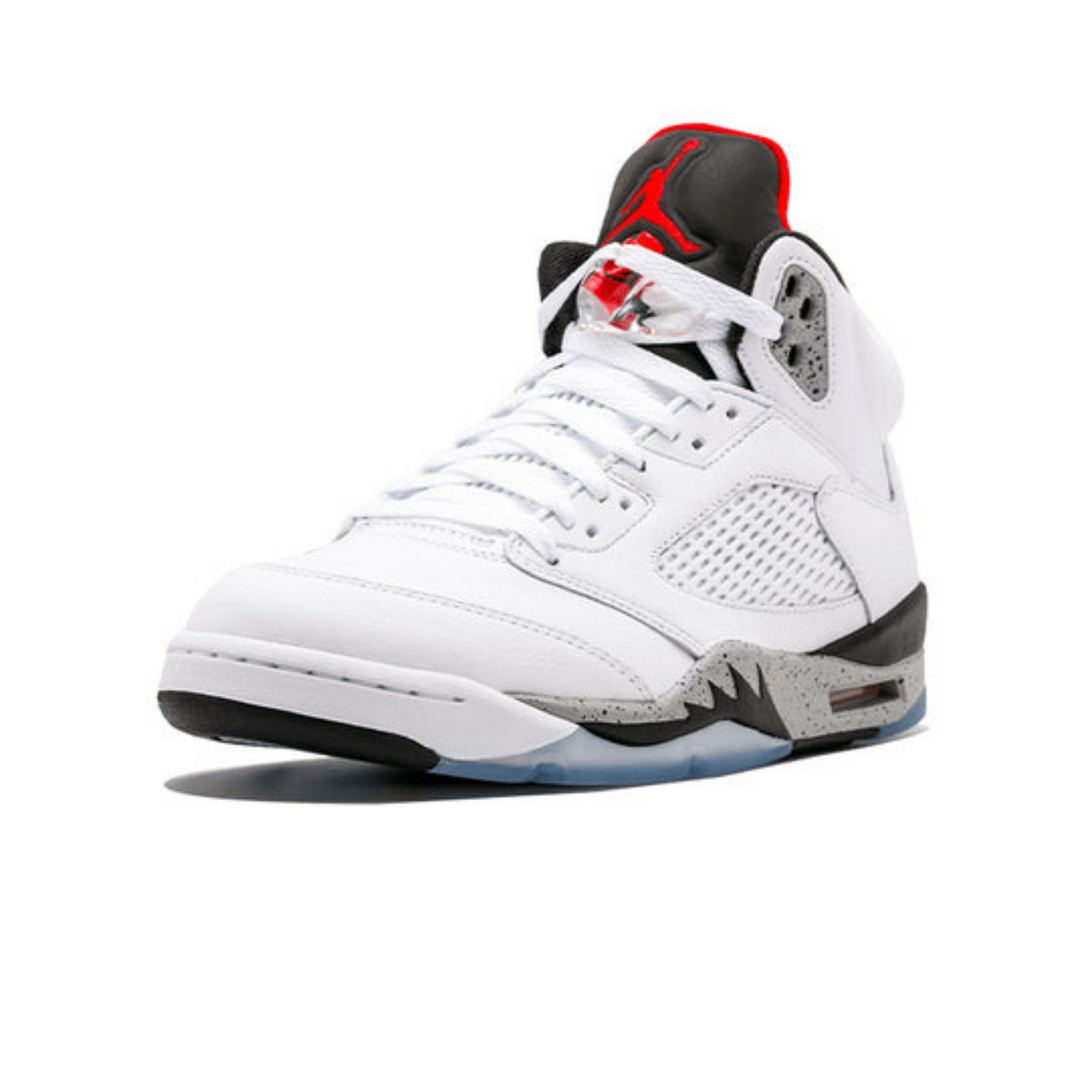 Air Jordan 5 Retro 'White Cement'- Streetwear Fashion - evapacs.com