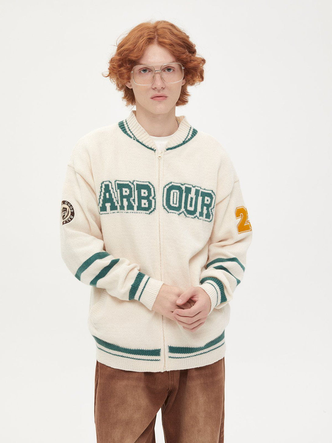 Evapacs - ARBOUR Embroidery Cardigan- Streetwear Fashion - evapacs.com