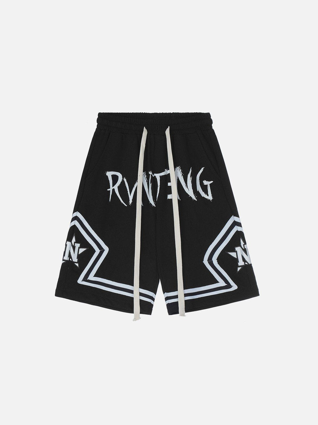 Evapacs - Alphabet Print Shorts- Streetwear Fashion - evapacs.com