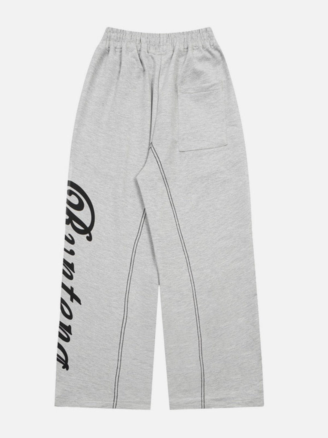 Evapacs - Alphabet Print Sweatpants- Streetwear Fashion - evapacs.com