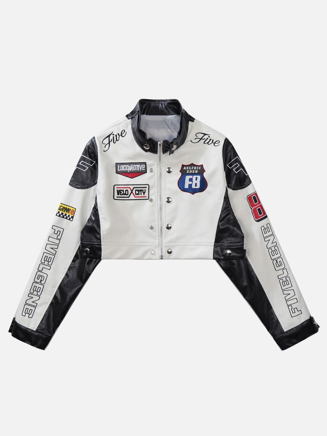 Evapacs - Ambition Motorcycle Crop Jacket- Streetwear Fashion - evapacs.com