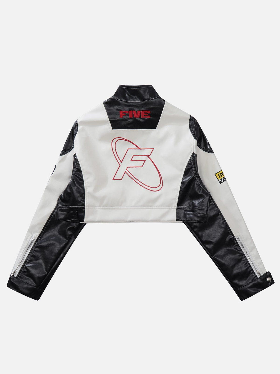 Evapacs - Ambition Motorcycle Crop Jacket- Streetwear Fashion - evapacs.com