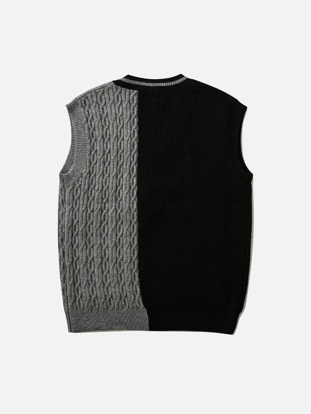 Evapacs - "Andreilee" Print Sweater Vest- Streetwear Fashion - evapacs.com