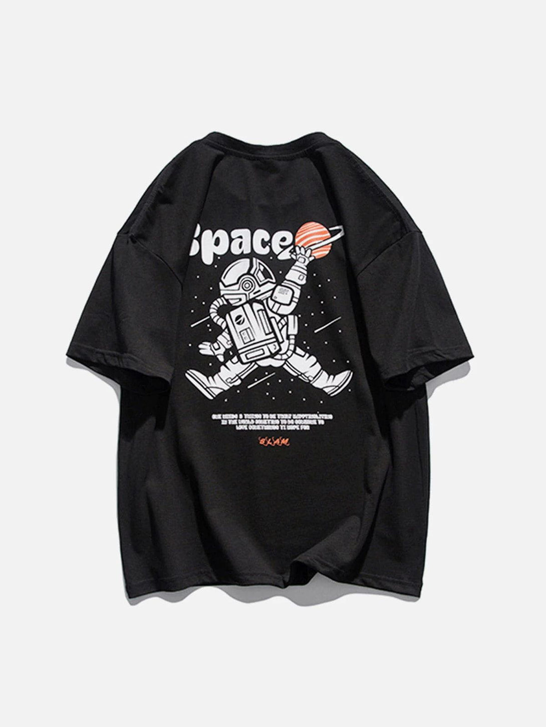 Evapacs - Astronaut Alphabet Graphic Tee- Streetwear Fashion - evapacs.com