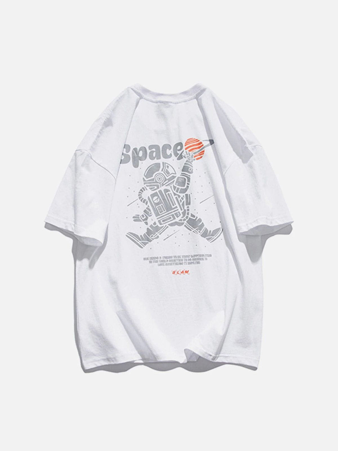 Evapacs - Astronaut Alphabet Graphic Tee- Streetwear Fashion - evapacs.com