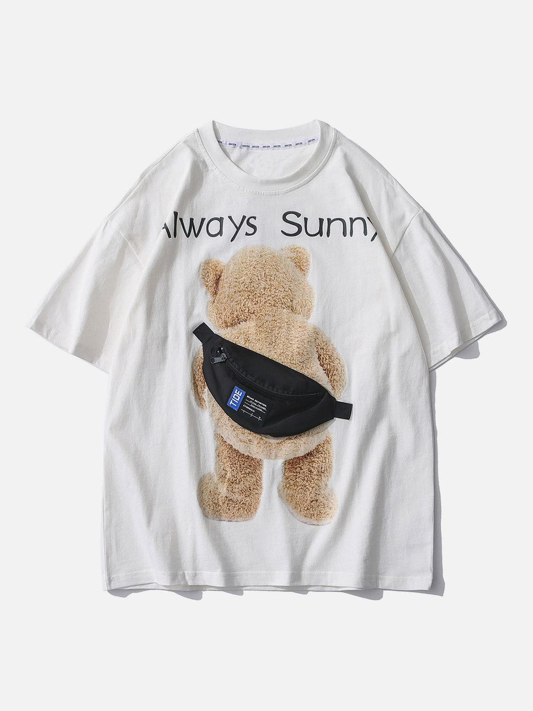 Evapacs - Bear Backpack Graphic Tee- Streetwear Fashion - evapacs.com