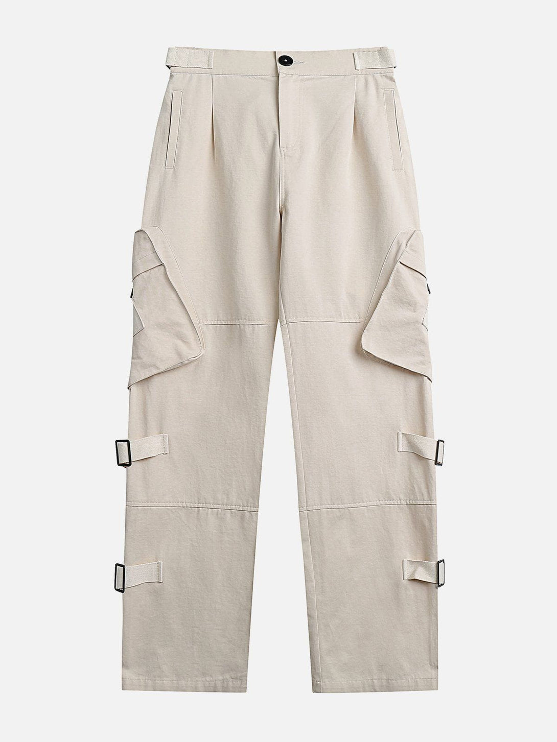 Evapacs - Beveled Large Pocket Cargo Pants- Streetwear Fashion - evapacs.com