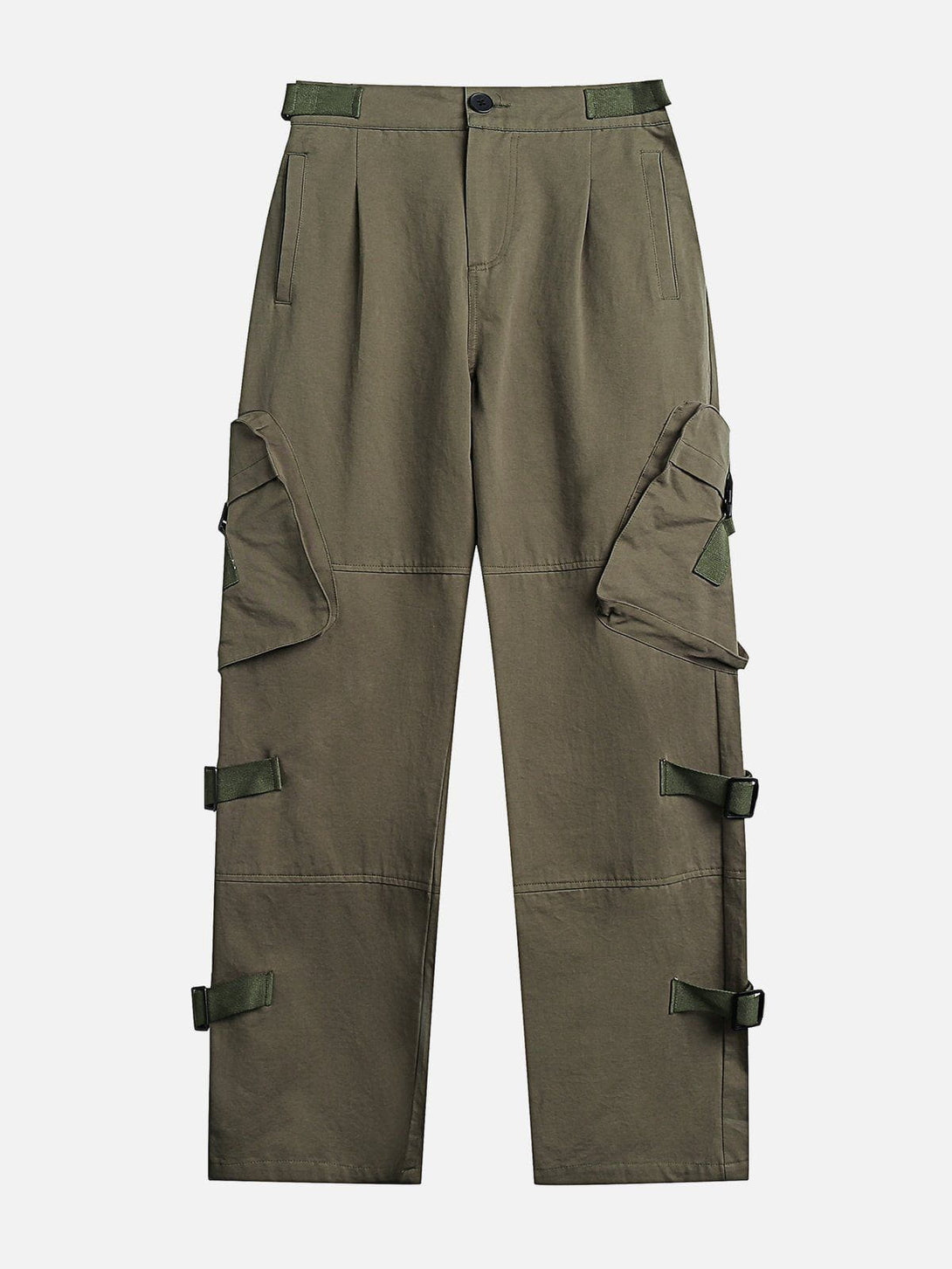 Evapacs - Beveled Large Pocket Cargo Pants- Streetwear Fashion - evapacs.com