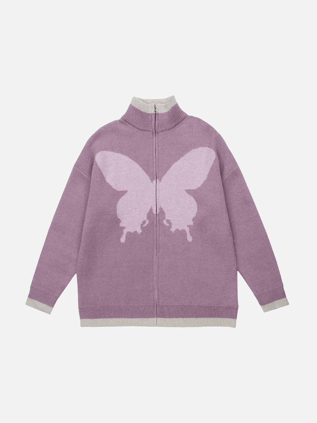 Evapacs - Butterfly Embroidery Cardigan- Streetwear Fashion - evapacs.com