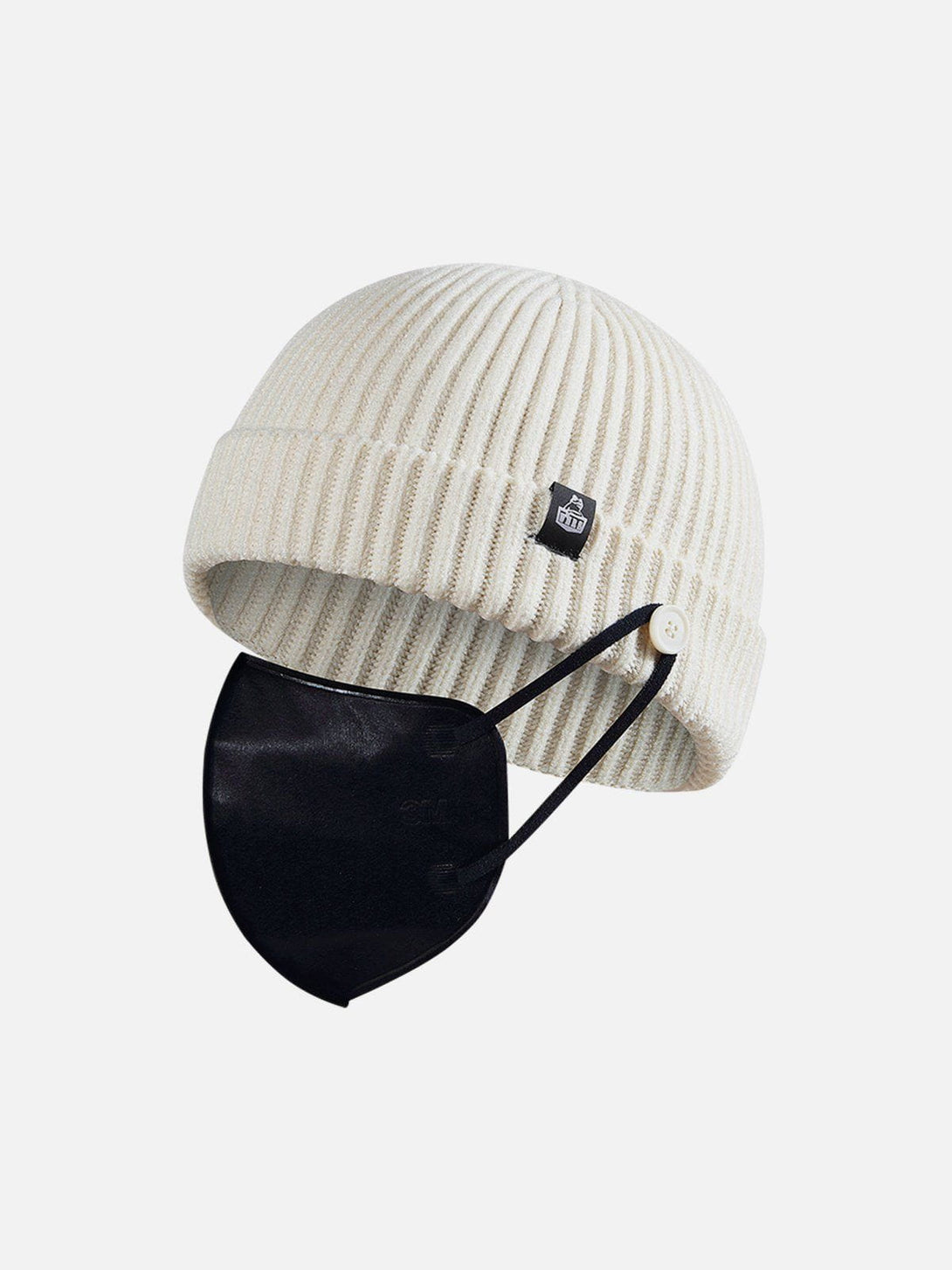 Evapacs - Buttons Knit Dome Hat- Streetwear Fashion - evapacs.com