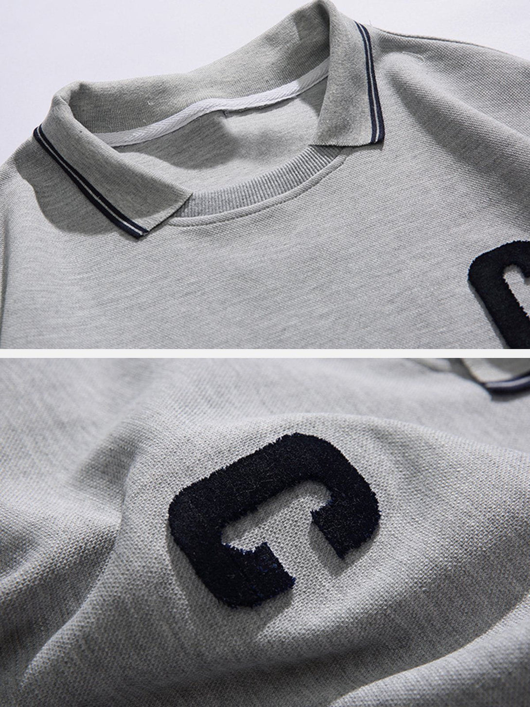 Evapacs - C Letter Embroidery Sweatshirt- Streetwear Fashion - evapacs.com